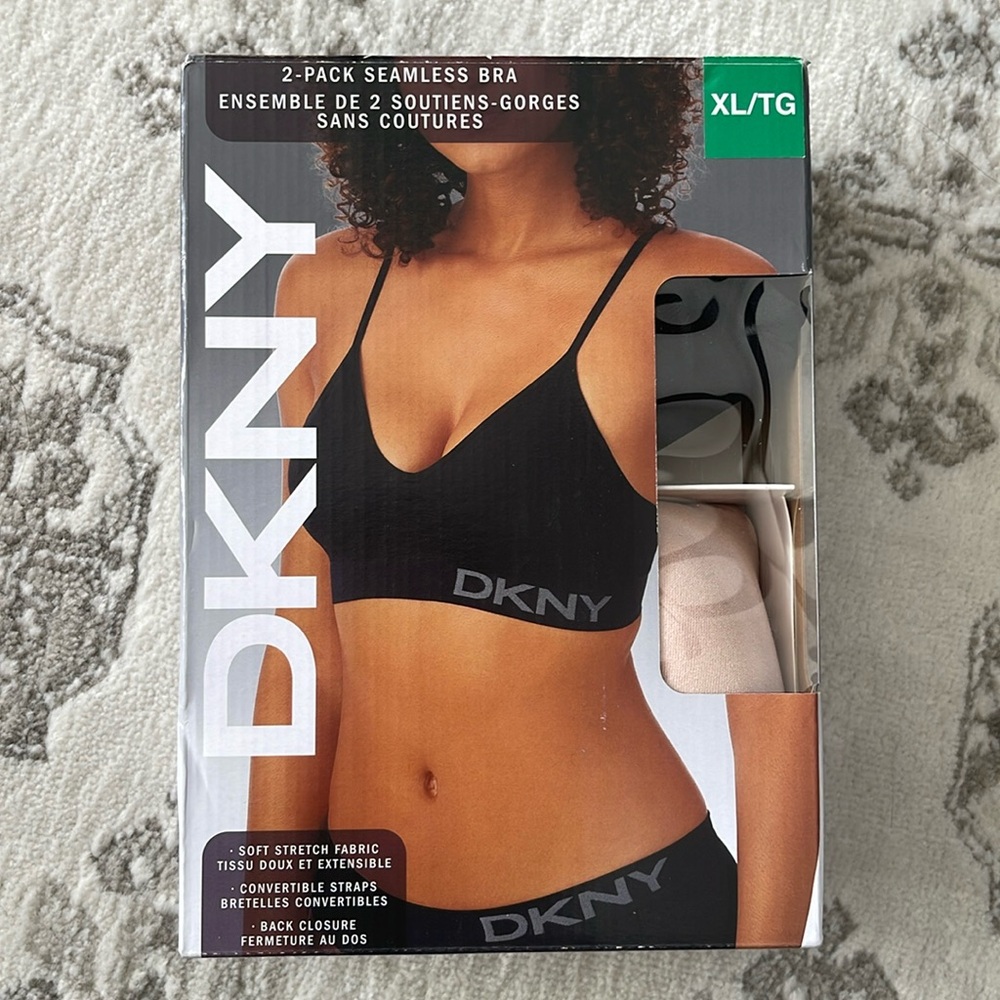 XL DKNY 2 pack Seamless Bra